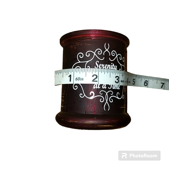 Serenity Live One At A Time Ruby Candle Holder - Picture 8 of 8